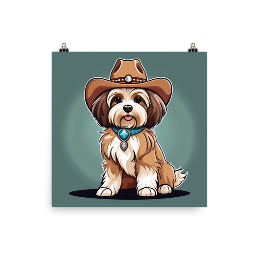 PugMug Custom Tan Havanese Dog Poster
