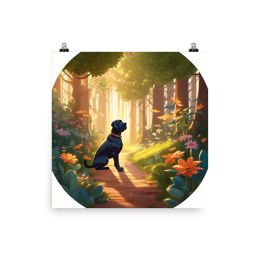 PugMug Custom Mastiff Poster