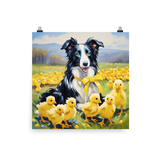 PugMug Custom Border Collie Poster
