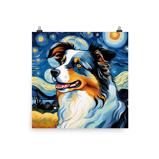 PugMug Custom Australian Shepherd Dog Poster