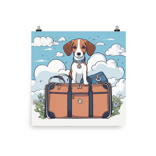 PugMug Custom Brittany Dog Poster