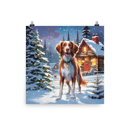 PugMug Custom Brittany Dog Poster