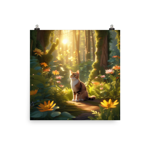 PugMug Custom Tabby Exotic Cat Poster