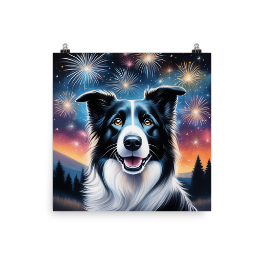 PugMug Custom Border Collie Poster