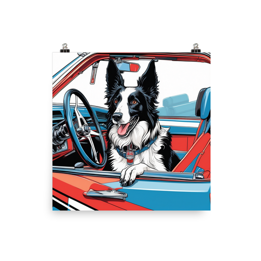 PugMug Custom Border Collie Poster