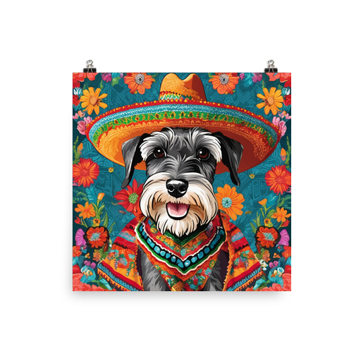 PugMug Custom Miniature Schnauzer Poster