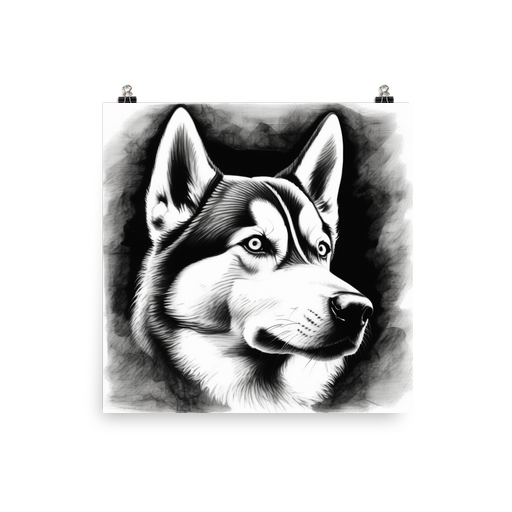 PugMug Custom Siberian Husky Poster