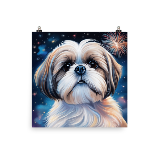 PugMug Custom Shih Tzu Poster