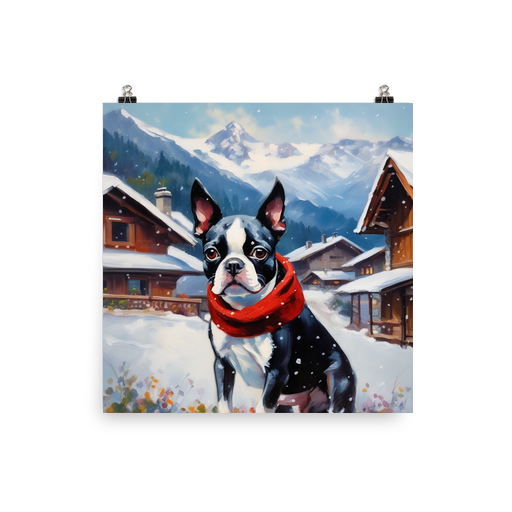 PugMug Custom Boston Terrier Poster