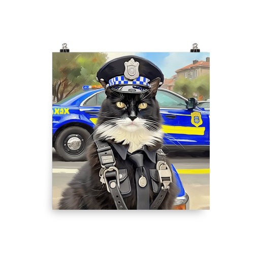 PugMug Custom Peerie Poster