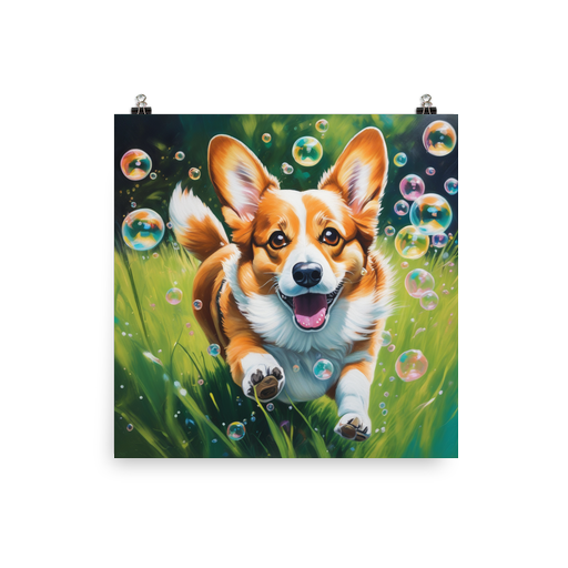 PugMug Custom Pembroke Welsh Corgi Poster