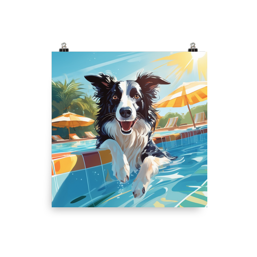 PugMug Custom Border Collie Poster