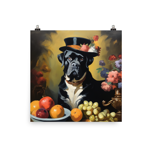 PugMug Custom Mastiff Poster