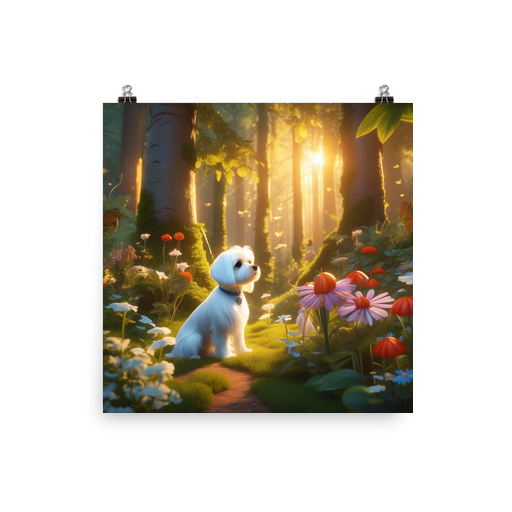 PugMug Custom Maltese Dog Poster