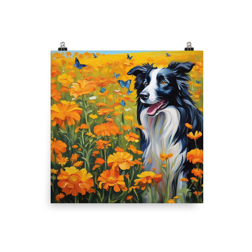 PugMug Custom Border Collie Poster