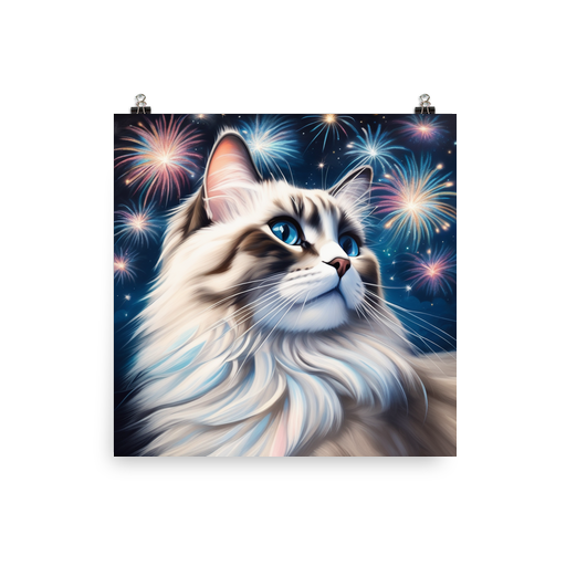 PugMug Custom Tabby Ragdoll Cat Poster