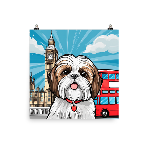 PugMug Custom Shih Tzu Poster
