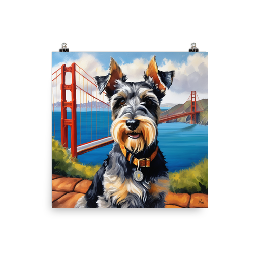 PugMug Custom Miniature Schnauzer Poster