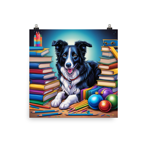 PugMug Custom Border Collie Poster
