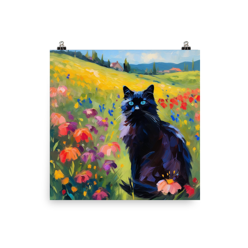 PugMug Custom Black Ragdoll Cat Poster