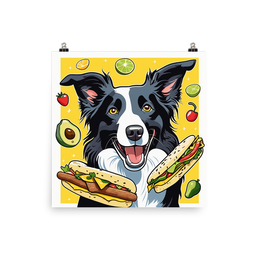 PugMug Custom Border Collie Poster