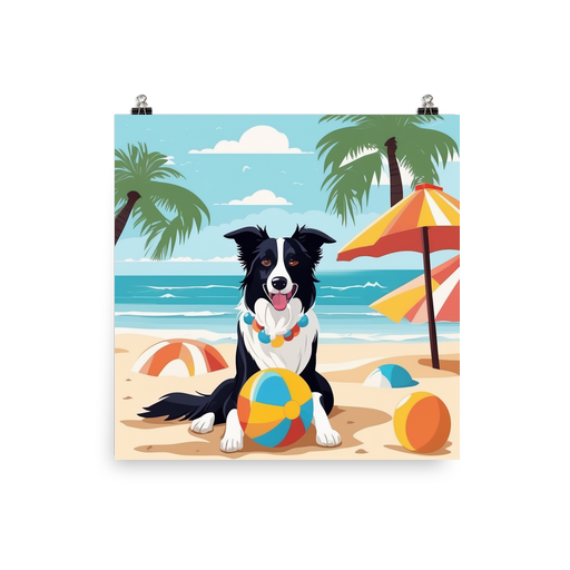 PugMug Custom Border Collie Poster