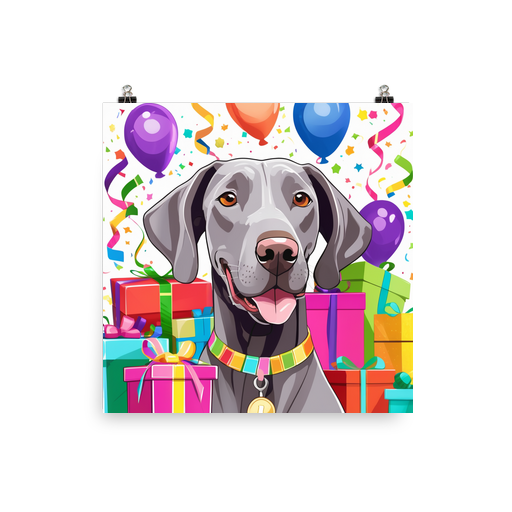 PugMug Custom Weimaraner Poster