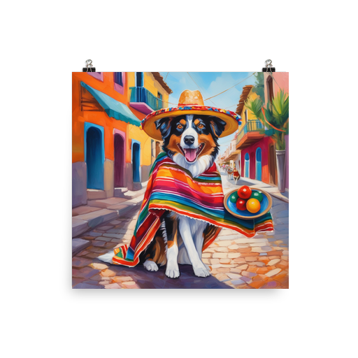 PugMug Custom Australian Shepherd Dog Poster