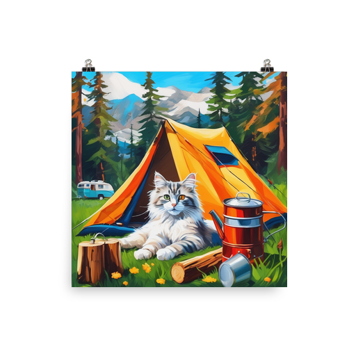 PugMug Custom Tabby Ragdoll Cat Poster