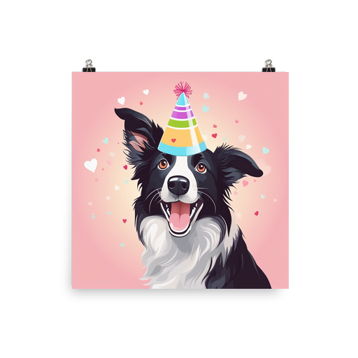 PugMug Custom Border Collie Poster