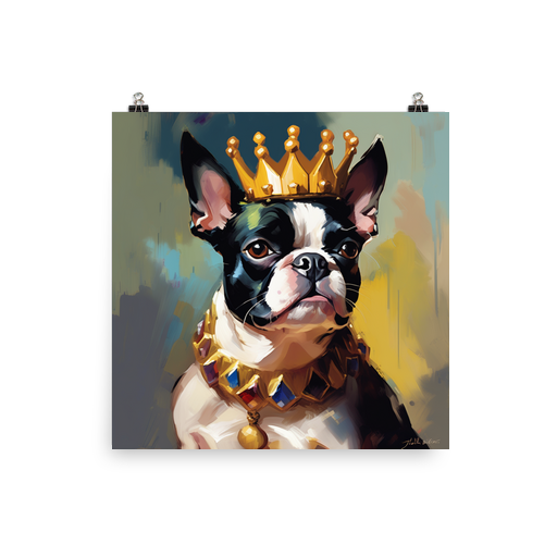 PugMug Custom Boston Terrier Poster