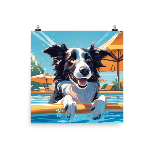 PugMug Custom Border Collie Poster