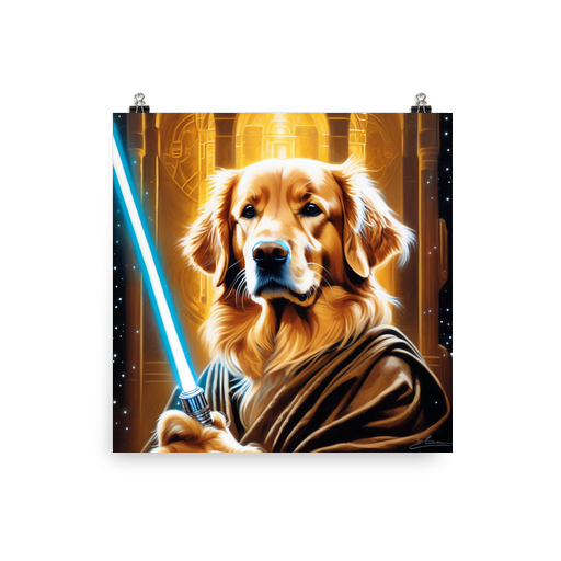 PugMug Custom Golden Retriever Poster