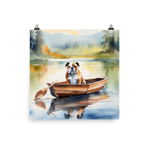 PugMug Custom Bulldog Poster