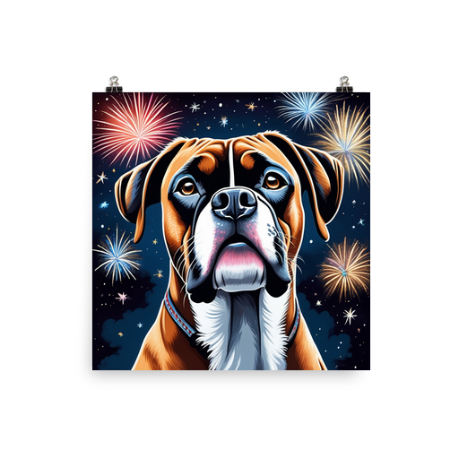 PugMug Custom Boxer Dog Poster