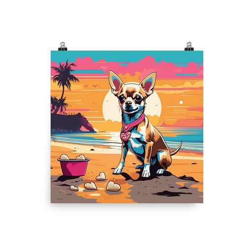 PugMug Custom Chihuahua Poster