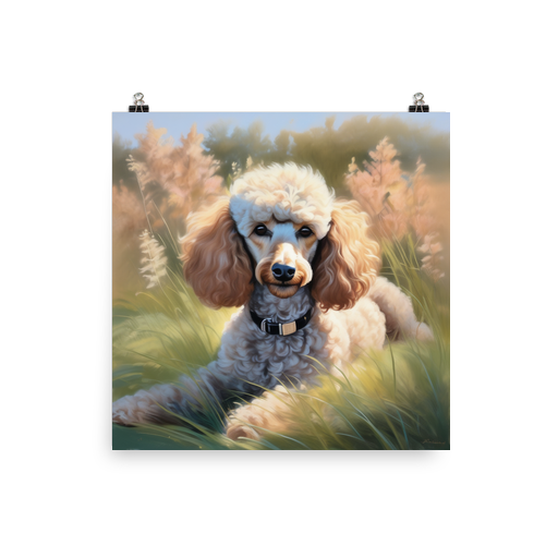 PugMug Custom Tan Poodle Poster
