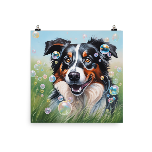 PugMug Custom Australian Shepherd Dog Poster
