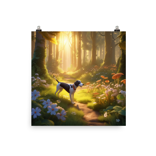 PugMug Custom Pointer Dog Poster