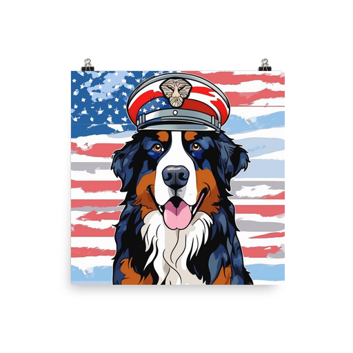 PugMug Custom Bernese Mountain Dog Poster