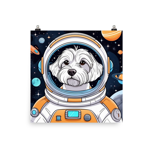 PugMug Custom Maltese Dog Poster