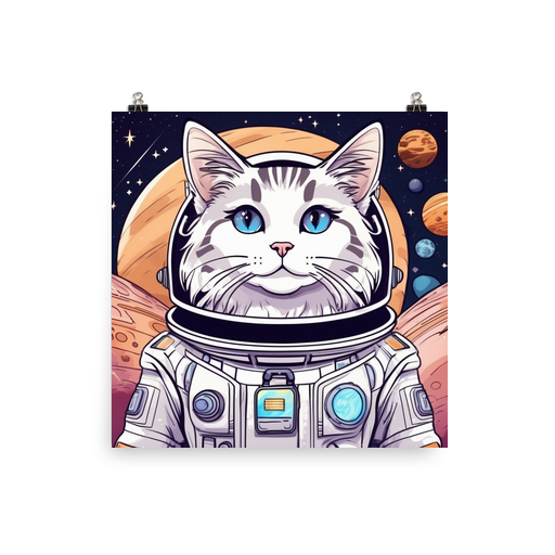 PugMug Custom Tabby Ragdoll Cat Poster