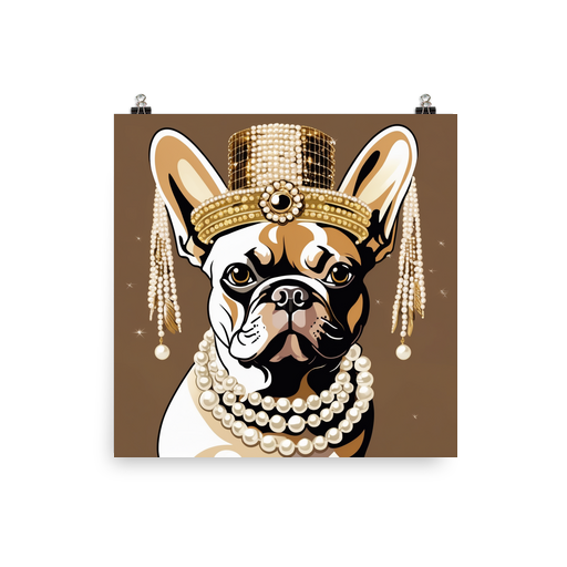 PugMug Custom Tan French Bulldog Poster