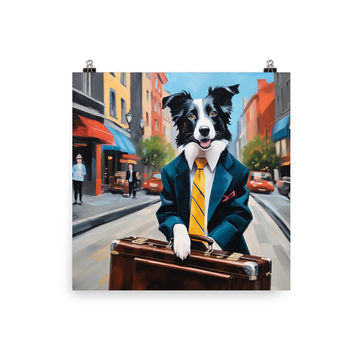 PugMug Custom Border Collie Poster