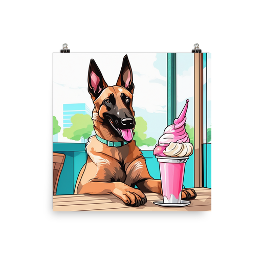 PugMug Custom Belgian Malinois Poster