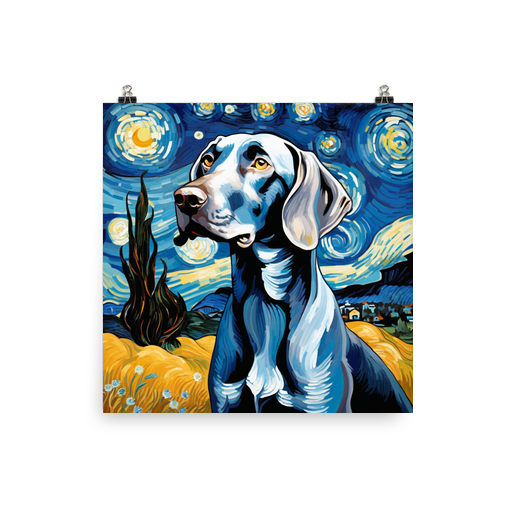 PugMug Custom Weimaraner Poster