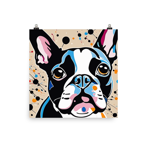 PugMug Custom Boston Terrier Poster
