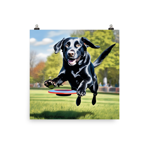 PugMug Custom Black Labrador Retriever Poster