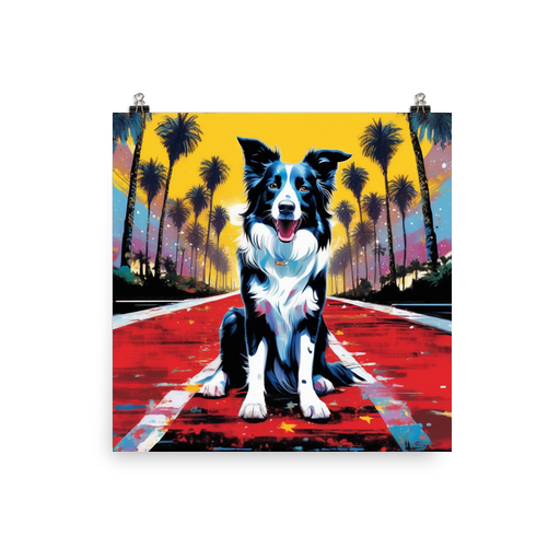 PugMug Custom Border Collie Poster