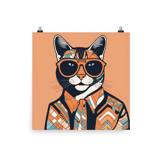 PugMug Custom Tabby Companion Cat Poster